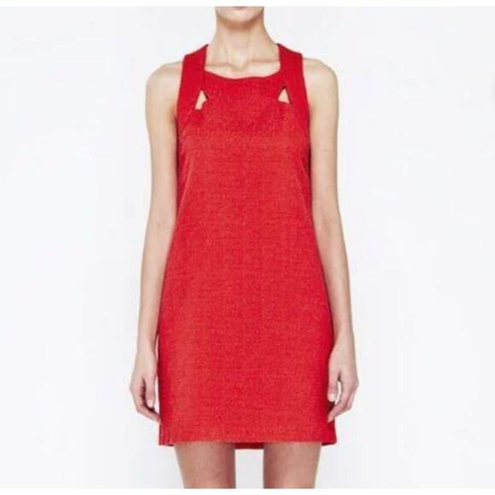 Cop. Copine red textured dress‎